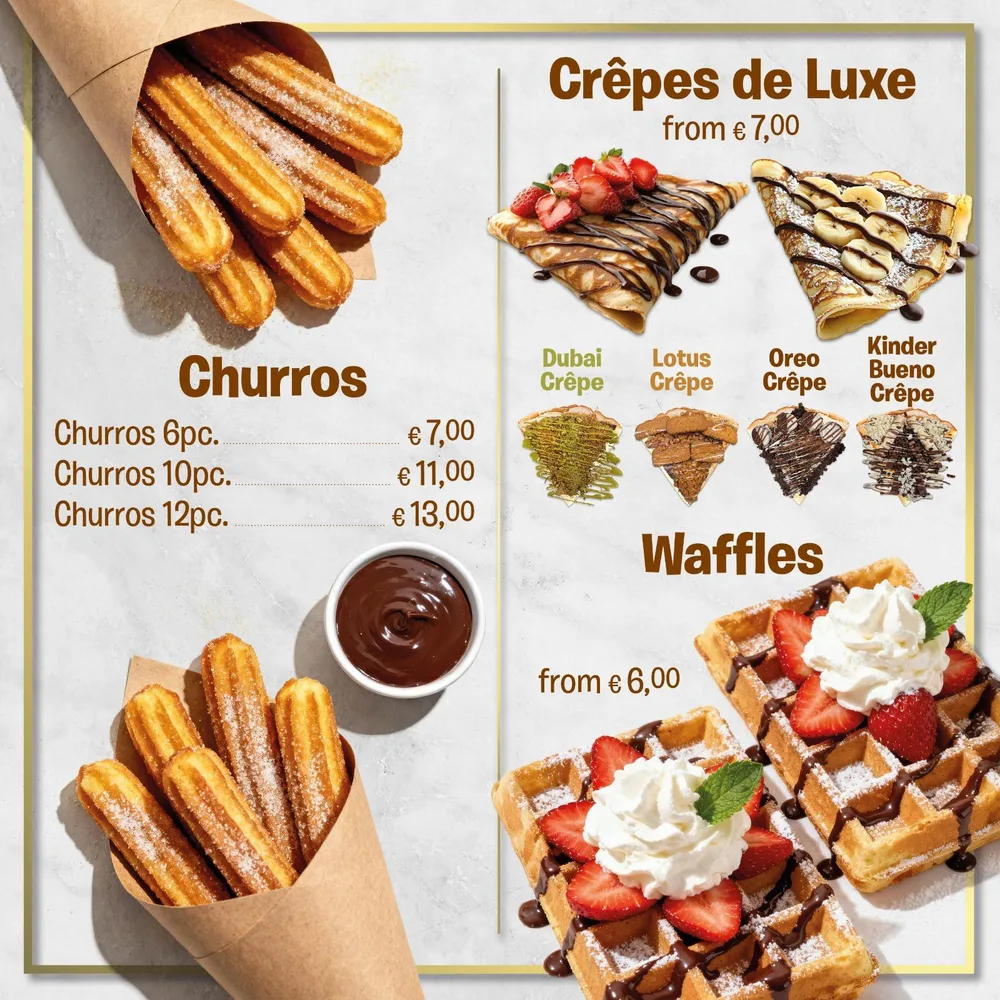 Churros, crêpes & waffles — Sweet Bakery